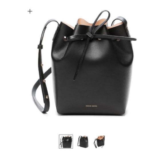 Mansur Gabriel mini bucket bag black/ballerina - Picture 3 of 17